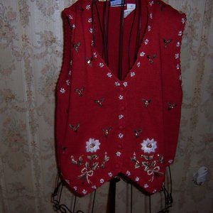 Holiday sweater vest